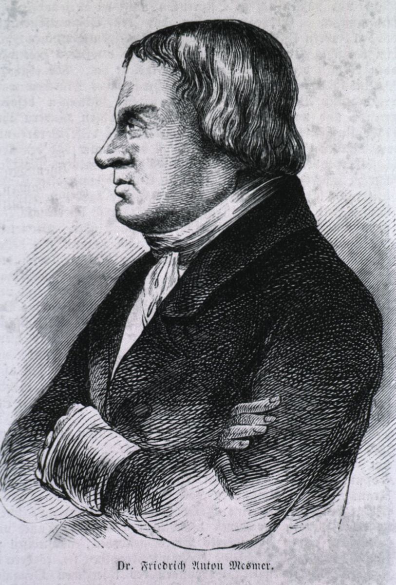 Porträt von Franz Anton Mesmer mit gepuderter Perücke